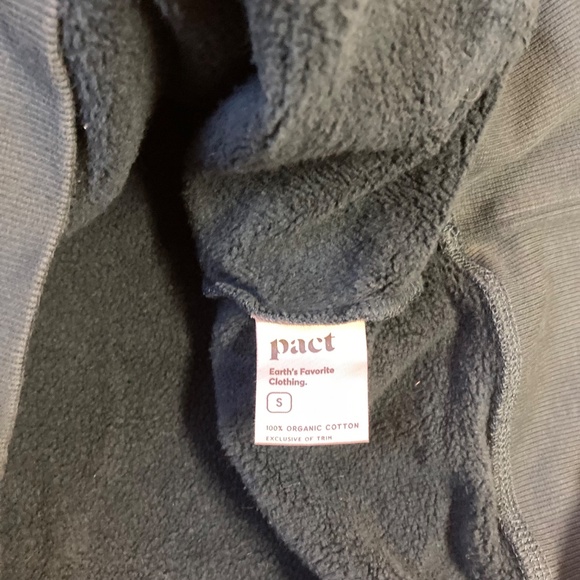 Pact 100% Organic Cotton Pullover Hoodie Unisex Size Small - Picture 7 of 12